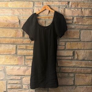Black Dress Puff Sleeve Size 8-10
